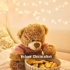 LightsEtc 100 Led Fairy String Lights Battery Operated 33ft Copper Wire Warm White Christmas Lights Copper Wire Christmas Lights Christmas Decor Warm White