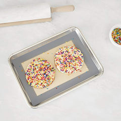 2-Pack Non-Stick Silicone Baking Mat, Toaster Oven Liner, Cookie Sheet, 16.5" x 11.5 by GAOAG