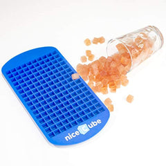 niceCube Mini Ice Cube Trays - 2 Ice Tray Set - 160 Small Cube Silicone Molds, BPA-Free, Mini Cubes Will Chill Your Drink Faster