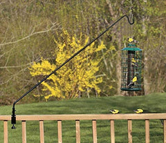 CenYC 49 Inch Deck Hook, Double Forged Solid Metal Single Piece Rod, Ideal for Bird Feeders, Plant Hangers, Coconut Shell by AshmanOnline