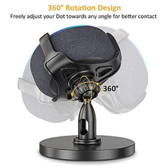Table Holder for 3rd Generation, 360° Adjustable Stand Bracket Mount with Rubber Protection for Home Speaker, A Clever Accessory Improves Sound Visibility & Appearance