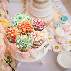 Russian Piping Tips Supersize Set - XXL Create Big Flowers - 15pc Baking Supplies Cake & Cupcake Decorating Tools Set 11 Cake Icing Tips + 2 Leaf Tips + 1 Coupler + 1 Silicone Pastry Bag