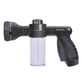 BEBEKULA Foam Sprayer - Adjustable Foam Washer Gun 3.5oz/100cc Bottle, Garden Hose Nozzle Sprayer, Snow Foam Cannon Wash Mitt, 8 Watering Patterns Cars Washing, Pets Shower, Plants Watering