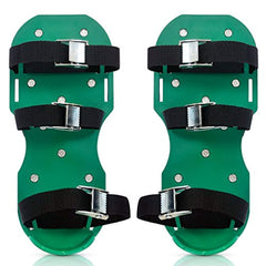 Premium Lawn Aerator Shoes - Heavy Duty 2” Spiked Sandals for Aerating Your Lawn or Yard - Revive Your Lawn Roots with Lawn Aerator Shoes - Comes with a Weed Pulling Tool