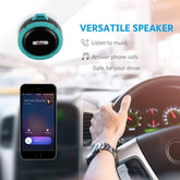 8Gtech Shower Speaker, 8Gtech Waterproof Wireless Bluetooth Speaker with 5W Driver, Suction Cup, Built-in Mic, Hands-Free Speakerphone, Portable Waterproof Bluetooth Speaker for Pool, Beach,Bicycle,Outdoor