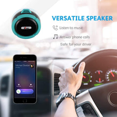 8Gtech Shower Speaker, 8Gtech Waterproof Wireless Bluetooth Speaker with 5W Driver, Suction Cup, Built-in Mic, Hands-Free Speakerphone, Portable Waterproof Bluetooth Speaker for Pool, Beach,Bicycle,Outdoor