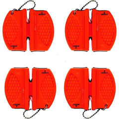 SiliSlick Bundle of 6. 2 Stage Portable Knife Sharpener. Tungsten and Ceramic blades for Complete and accurate sharpening