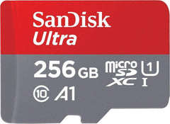 Sandisk Ultra 200GB Micro SDXC UHS-I Card with Adapter - 100MB/s U1 A1 - SDSQUAR-200G-GN6MA