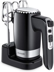 SHCRDOR Hand Mixer Powerful 300W Ultra Power Handhold Mixer Electric Hand Mixers with Turbo Heavy Duty Motor