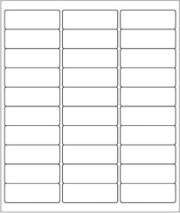 100 Sheets Sticker Labels Shipping Address Labels for Laser/Ink Jet Printer (2-up)