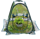porayhut Clear PVC Greenhouse Cover Flower House Mini Gardening Plant Flower Pop Up Tent,Backyard Greenhouse Cover for Cold Frost Protector Gardening Plants