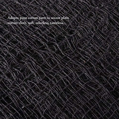 Unomor Black Creepy Cloth, Spooky Halloween Decorations for Haunted Houses Party Doorways Outdoors, 8.3 Yards X 79''