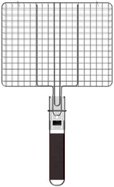 ORDORA Portable Fish Grill Basket, BBQ Grilling Basket for Outdoor Grill, Rustproof 304 Stainless Steel Grill Accessories, Heavy Duty Shrimp Grill Baskets, BBQ Tool for Steak, Potatoes, Chops, Kabob