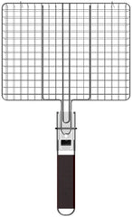 ORDORA Portable Fish Grill Basket, BBQ Grilling Basket for Outdoor Grill, Rustproof 304 Stainless Steel Grill Accessories, Heavy Duty Shrimp Grill Baskets, BBQ Tool for Steak, Potatoes, Chops, Kabob