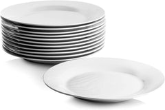 10 Strawberry Street 10.5" Catering Round Dinner Plate, Set of 12