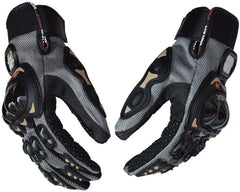 MUYDZ Upgraded Full Finger Knuckle Motorcycle Motorbike Powersports Racing Safety Gloves Outdoor Gloves for Men and Women