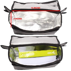 Lipo Large Fireproof Document Bag by Nicetech (15"x12"x5") Fireproof Bag up to 2000°f Fire Safe, Premium Portable Waterproof Fire Proof Bag for Home, Keep Valuable Documents Safe, Money, Passport, Jewelry