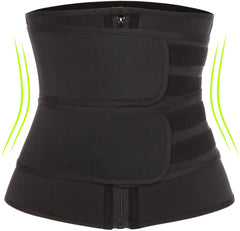 KIWI RATA Neoprene Sauna Waist Trainer Corset Sweat Belt for Women Weight Loss Compression Trimmer Workout Fitness