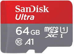 Sandisk Ultra 128GB Micro SDXC UHS-I Card with Adapter - 100MB/s U1 A1 - SDSQUAR-128G-GN6MA