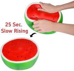 LUDILO 10" Jumbo Squishies Slow Rising Giant Squishy Large Watermelon Squishys Toys Kawaii Scented Squeeze Toys Stress Relief Toys Novelty Toys Birthday Gifts for Kids Adults