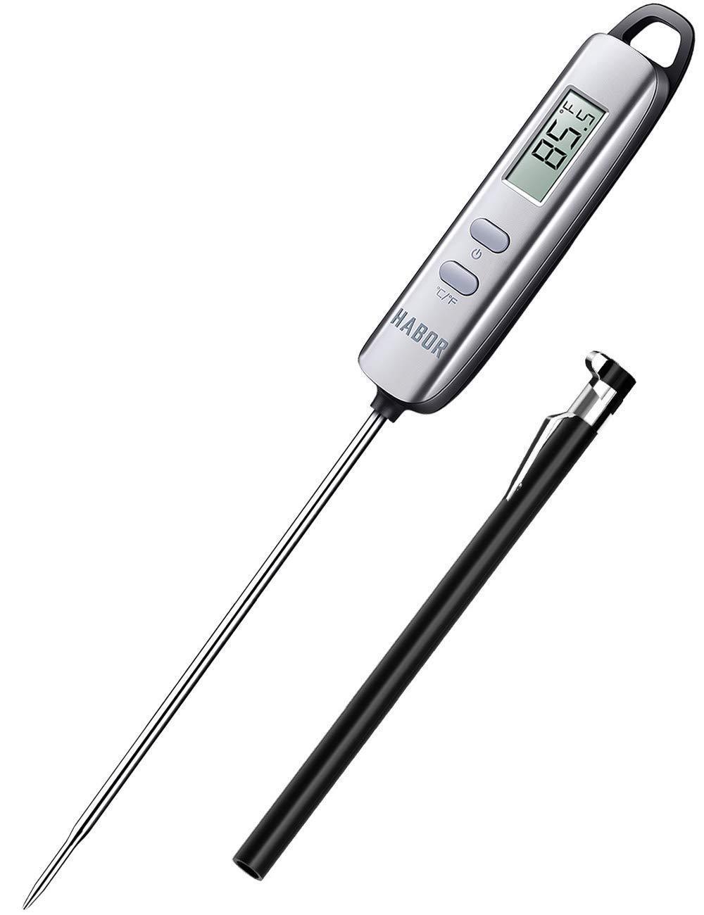 Habor 022 Meat Thermometer, FDA Approval 4.7 Inches Long Probe