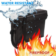 Lipo Large Fireproof Document Bag by Nicetech (15"x12"x5") Fireproof Bag up to 2000°f Fire Safe, Premium Portable Waterproof Fire Proof Bag for Home, Keep Valuable Documents Safe, Money, Passport, Jewelry