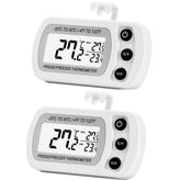 TSYMO 2 Pack Digital Refrigerator Freezer Thermometer,Max/Min Record Function with Large LCD Display