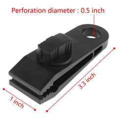 INSTACAN 10 Pcs Heavy Duty Multi-Purpose Thumb Screw Tarp Clips Clamps Withstand 60mph Strong Wind Fit for Holding Up Tarp, Canopy, Car Cover, Winter Boat Cover, Pool Cover, Sun Shade by JINSEY