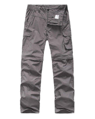 Asfixiado Kids' Boy's Hiking Convertible Outdoor Lightweight Quick Drying Travel Cross Durable Stretch Pants