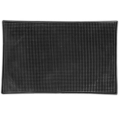 BonBon Professional 18" x 12" Rubber Bar Service Mat with Trim (2 Pack)