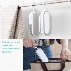 GOGING Mini Bag Sealer, 2 in 1 Heat Sealer and Cutter, Portable Bag Resealer Sealer Heat Vacuum Sealers for Plastic Bags Food Storage Snack Fresh Bag Sealer (Battery Not Included)