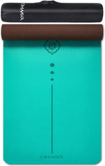 YAWHO Yoga Mat Fitness Mat Specifications 72'' x 26'' Thickness 1/4-Inch Eco Friendly Material SGS Certified Ingredients TPE Extra Large Non-Slip Exercise Mat with Carry Bag