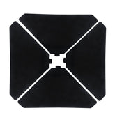 DOMI OUTDOOR LIVING Patio 4-Piece Cantilever Offset Umbrella Base Water