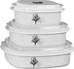 Corelle Coordinates by CulinWare 6-Piece Microwave Cookware, Steamer and Storage Set, Splendor