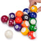 Mini Pool Balls & Triangle Bundle | 1.5" Balls Fit Tabletop & Freestanding Miniature Billiards Tables | Real Resin Balls Perform Like Full Size Balls