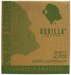Gorilla Supply Lightest Poop Scooper with 1 Patented Dispenser, 20 Bags