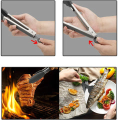 POENSCAE Kitchen Utensils,Silicone Cooking Utensils Set,11-Piece with wood Handles for Non-Stick and Heat Resistant Cookware Set FDA Approved and BPA Free-Great Holiday Gift