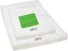 GOGING Vacuum Sealer Rolls(2), Large 11" x 196" & 8" x196" Combo Commercial Grade Plastic Food Vac Storage & Seal