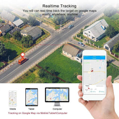 TKSTAR GPS Tracker for Vehicles Car Motorcycle Trucks,TK905 IPX6 Waterproof GPS Loctor Strong Magnetic 5000mah Realtime Track Device Accurate Position Voice Monitor for iOS&Android - Lifetime Free