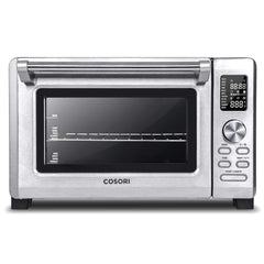 COSORI CO130-AO Toaster Oven with Air Fryer, Dehydrator, Pizza & Roaster, Christmas Healthy Gift, Recipes & Accessories Included, 30L, Silver