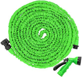 Loopip 50ft Garden Hose Expandable Water Pipe,Flexible Lightweight Water Hose,7 Function Spray Nozzle,Triple Layer Latex Core & Extra Strength Fabric for Gardening Lawn Car Pet Washing (Green)