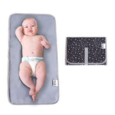 Baby Changing Pad | Fully Padded for Baby's | Foldable Large Waterproof Mat | Portable Travel Station for Toddlers Infants & Newborns (Grey) by MIKILIFE