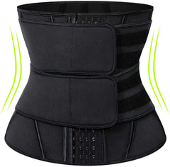 KIWI RATA Neoprene Sauna Waist Trainer Corset Sweat Belt for Women Weight Loss Compression Trimmer Workout Fitness
