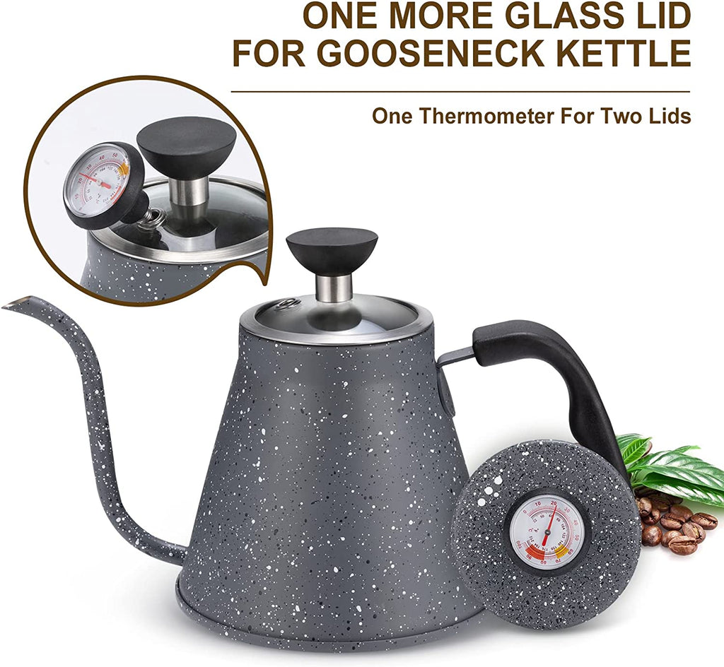 Gooseneck Kettle Temperature Control Stove Top Gooseneck Kettle Bottom Pour  Over Kettle For Electric, Induction, Gas 1.2l - Coffee Pots - AliExpress