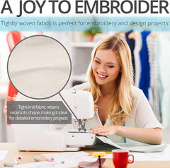 Aunti Em's Kitchen Flour Sack Dish Towels - Absorbent Natural Cotton for Embroidery and Drying Glass, Hand, Dinnerware - Thick, Zero-Lint with Hanging Loop - 27 x 27 Inch - Set of 13, Natural Color