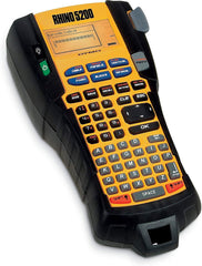 DYMO Industrial Label Maker | RhinoPRO 5200 Label Maker, Time-Saving Hot Keys, Prints Fast, Durable Label Maker For Job Sites and Heavy-Duty Labeling Jobs