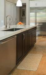 Imprint Cumulus9 Kitchen Mat Chevron Series 20 in. x 36 in. x 5/8 in. Espresso