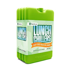 Bentgo Ice Lunch Chillers Ultra-thin Ice Packs (4 Pack - Green)
