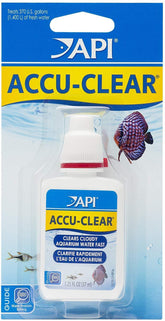 API ACCU-CLEAR Water clarifier, Clears cloudy aquarium water within several hours, Use weekly and when cloudy water is observed in freshwater aquariums only