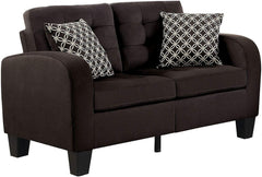 Homelegance Sinclair 84" x 107" Fabric Sectional Sofa, Gray